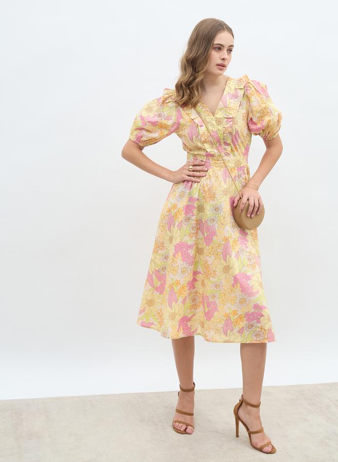 Styli Floral Print Dress - Image 1