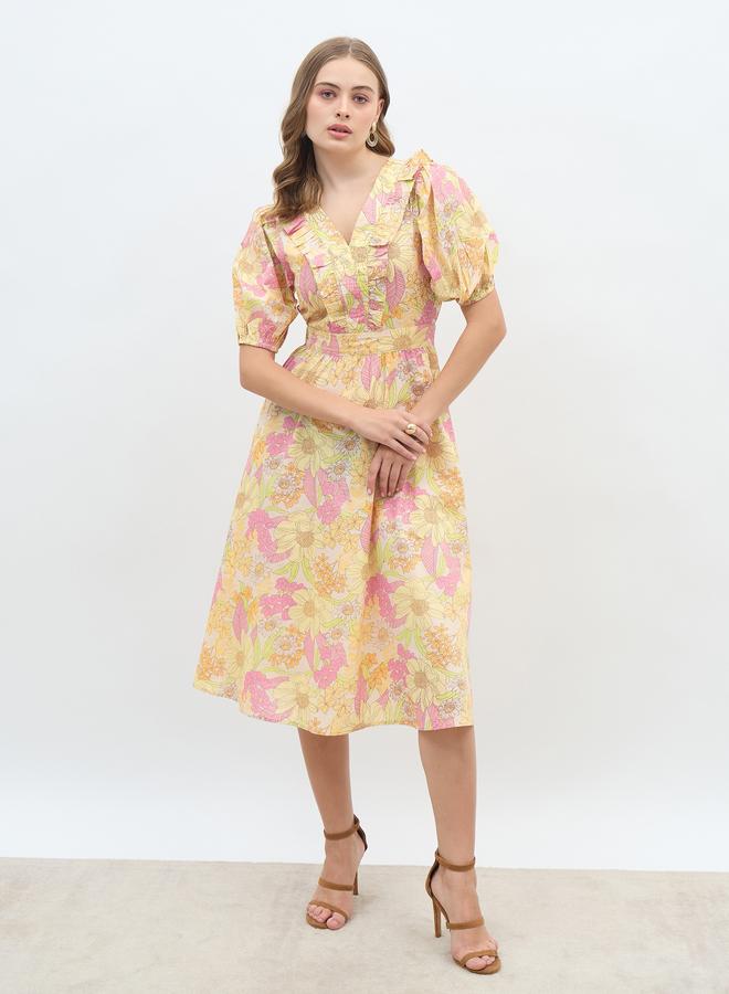 Styli Floral Print Dress - Image 2
