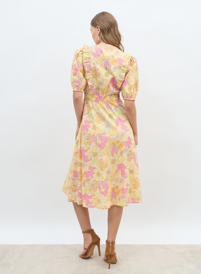 Styli Floral Print Dress - Image 5