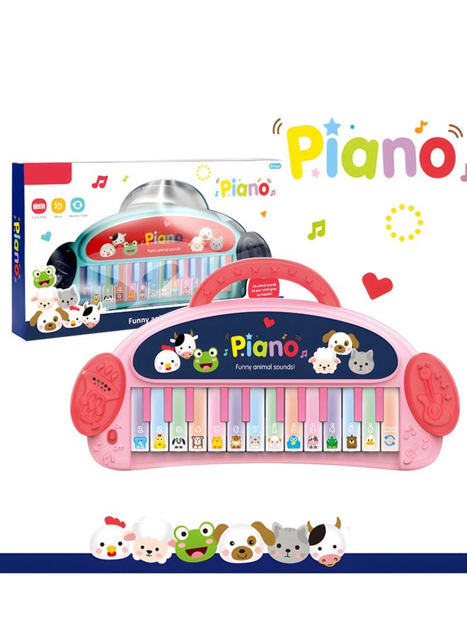 Baby Musical Keyboard Development Toys Newborn Interactive Early Education Piano Toy with Animal Sound for 6 to 12 Months Infant & Toddler Boys and Girls - Image 3