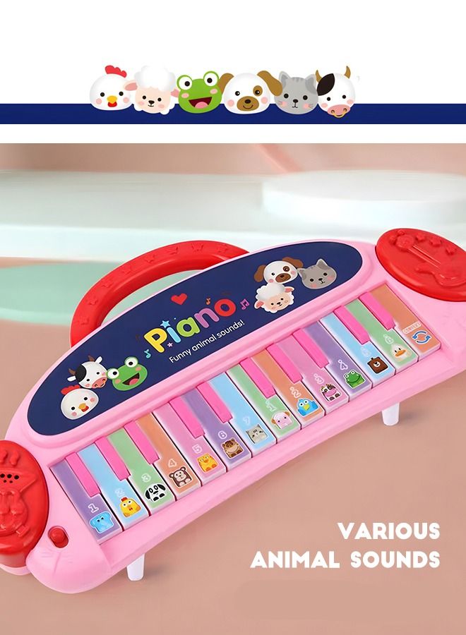 Baby Musical Keyboard Development Toys Newborn Interactive Early Education Piano Toy with Animal Sound for 6 to 12 Months Infant & Toddler Boys and Girls - Image 4