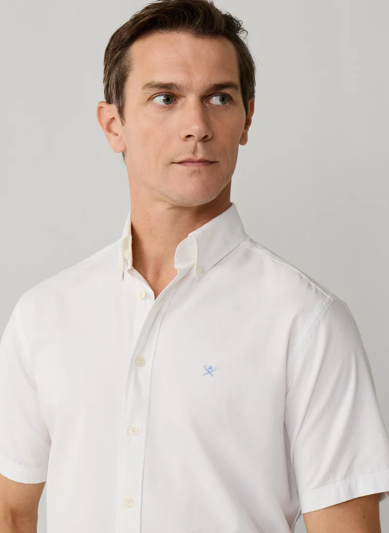 Hackett  Tailored Fit Short Sleeve Oxford Shirt for Men | Best Price UAE