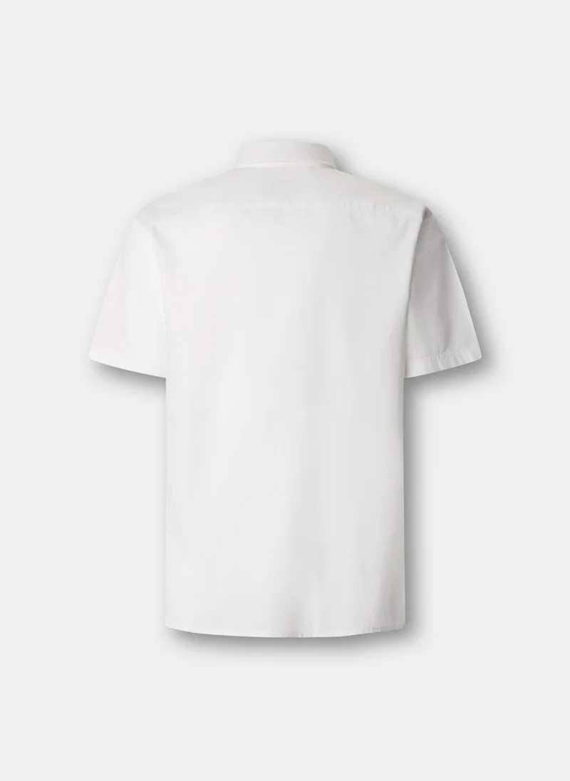 Hackett  Tailored Fit Short Sleeve Oxford Shirt for Men | Best Price UAE