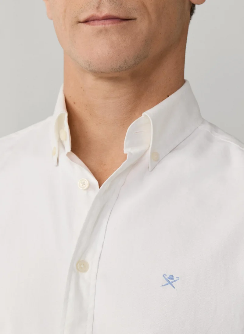 Hackett  Tailored Fit Short Sleeve Oxford Shirt for Men | Best Price UAE