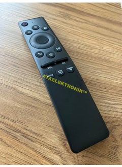 Samsung Smart Remote QLED Tv BN59 01312B BN59-01312B/01312F TU7100 RU7100 Series 4K 8k 3D UHD Smart Tvs QLED Hdtv LCD GQ43Q60R GQ75Q60R GQ82Q60R QE43Q60 Netflix Prime Video Rakuten Tv With Buttons