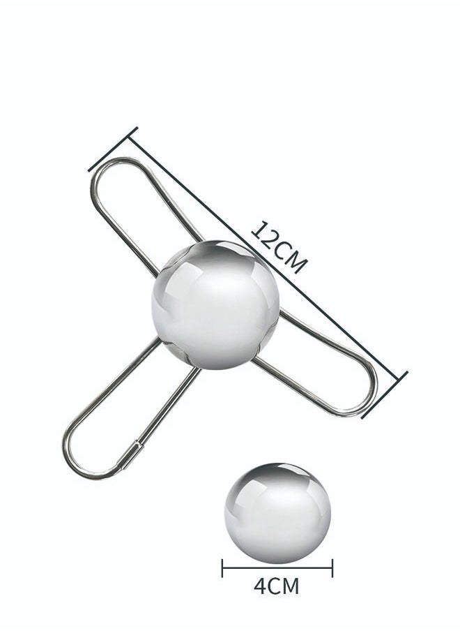 Generic Coffee Cooling Tool,Coffee Cooling Ball,Stainless Steel Reusable Coffee Cooler,Espresso Frozen Ball,Ball Metal Ice Sphere Chilling for Unleashing Original Flavours,Iced Coffee Tool,Iced Coffee Accessories  - Image 5