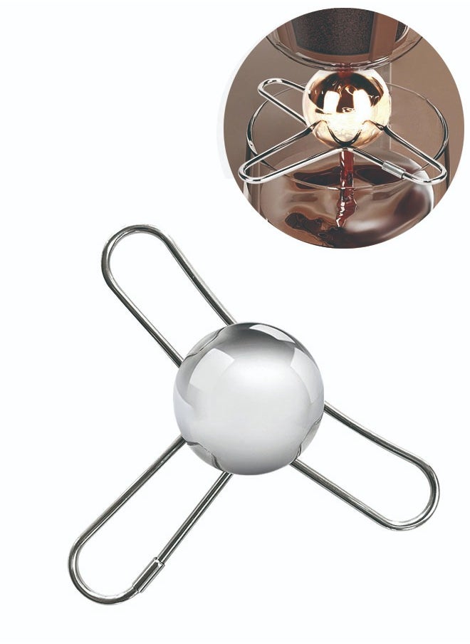 Generic Coffee Cooling Tool,Coffee Cooling Ball,Stainless Steel Reusable Coffee Cooler,Espresso Frozen Ball,Ball Metal Ice Sphere Chilling for Unleashing Original Flavours,Iced Coffee Tool,Iced Coffee Accessories  - Image 1