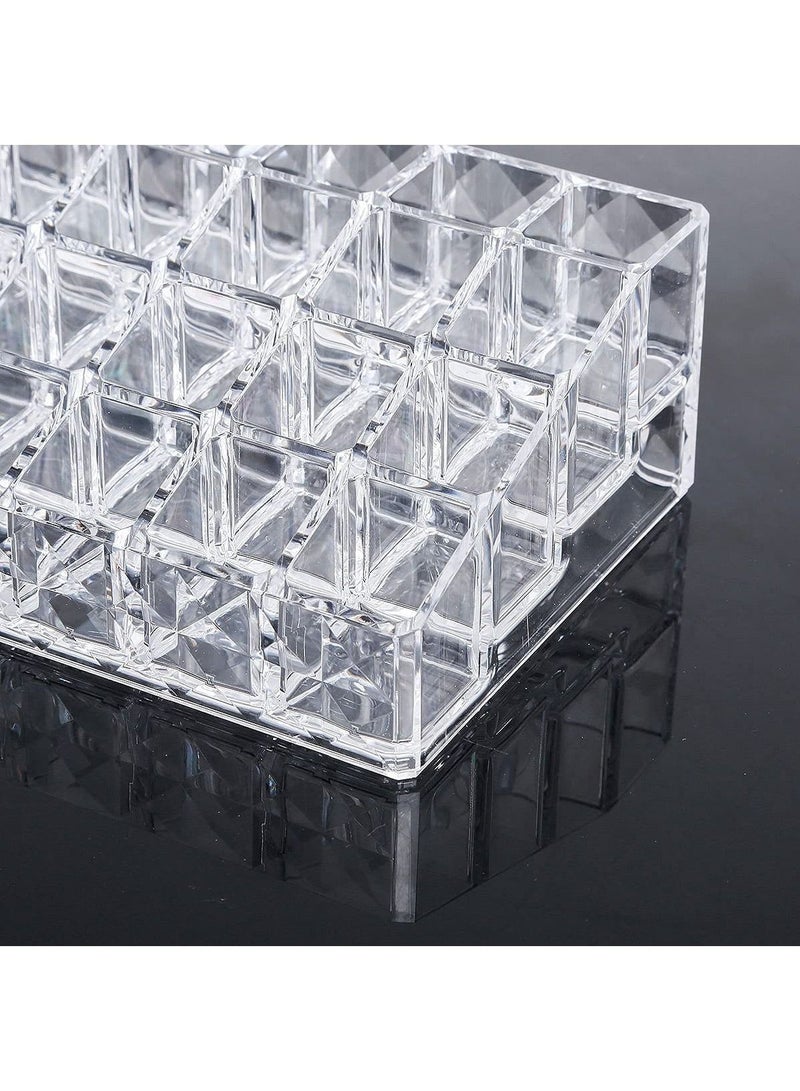 منظم مكياج ملمع شفاه أكريليك 36 مساحة - شفاف - Image 5