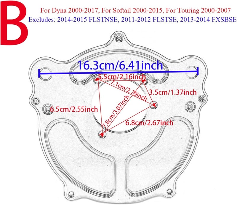 Wivplex CNC Turbine Air Cleaner for Harley Motorcycles - Image 3
