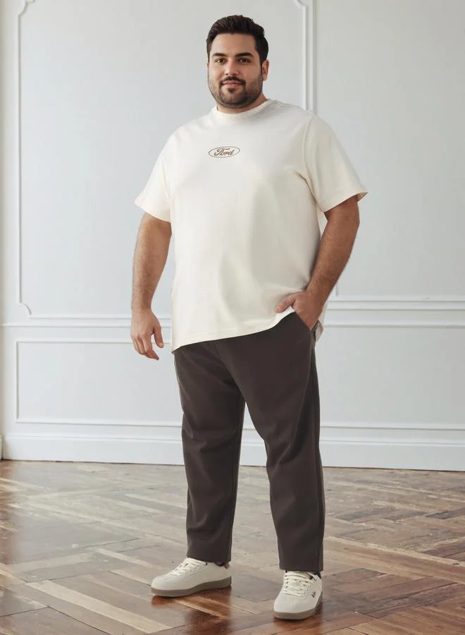 Splash FAV Men Regular Fit Crew Neck Short Sleeves Ford Bronco Print T-shirt