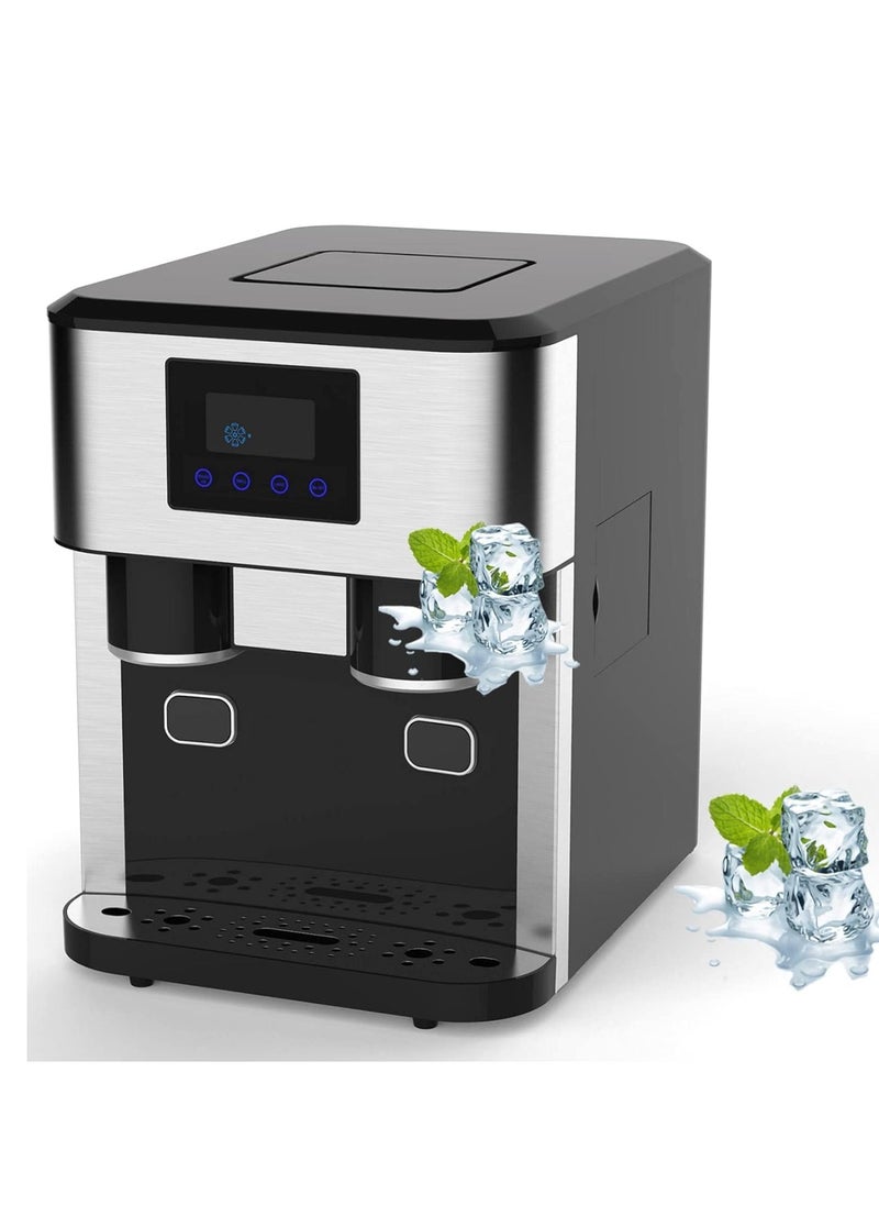 Generic - DLC Ice Making Crushed Ice Cold Water 3 in 1 Ice Machine, 8-12 Minutes Fast Ice Maker 18KG Per 24H - Image 1