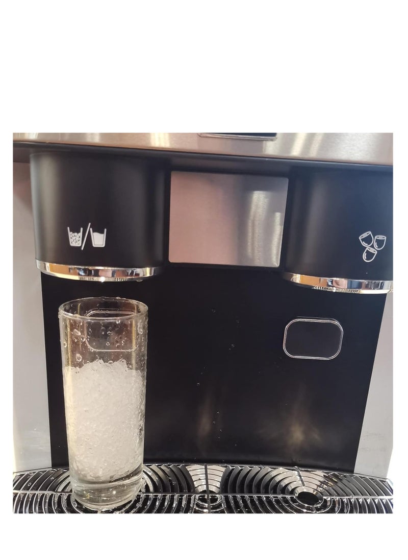 Generic - DLC Ice Making Crushed Ice Cold Water 3 in 1 Ice Machine, 8-12 Minutes Fast Ice Maker 18KG Per 24H - Image 1