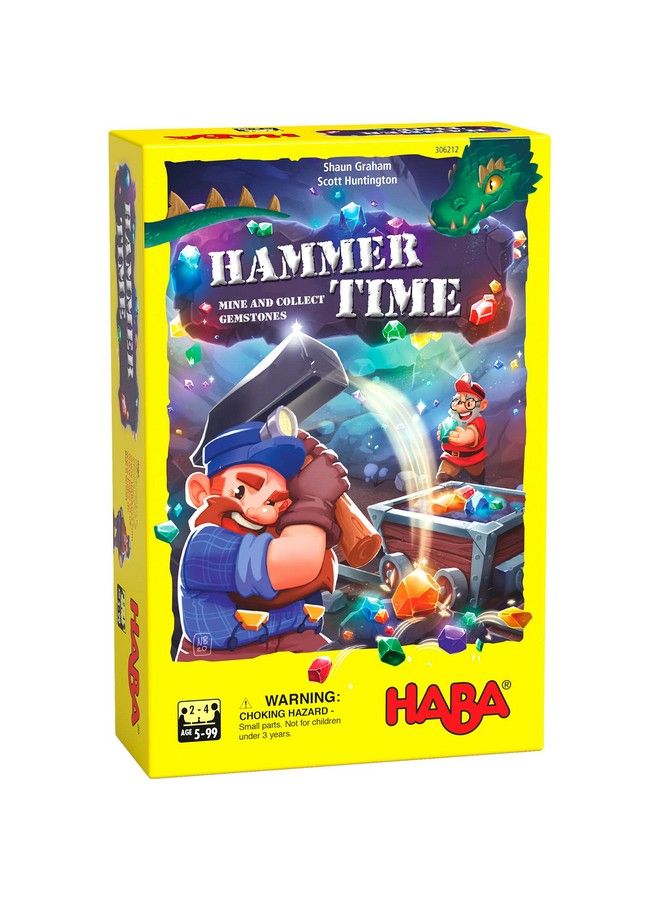 HABA Hammer Time Simple Rules Fast Playing Treasure Hunt Game For Kids - Image 1