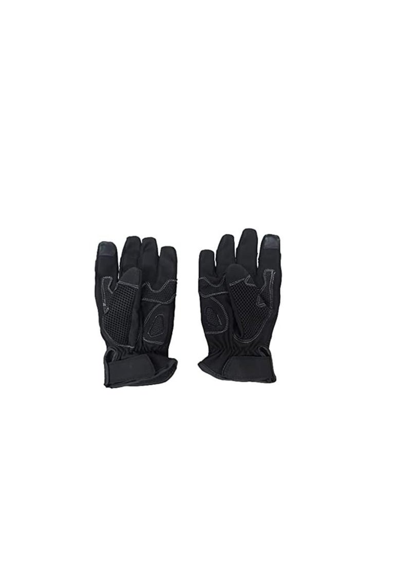 TUFF Tuff Men's Gloves for Bike Riders Black (Large) - Image 2