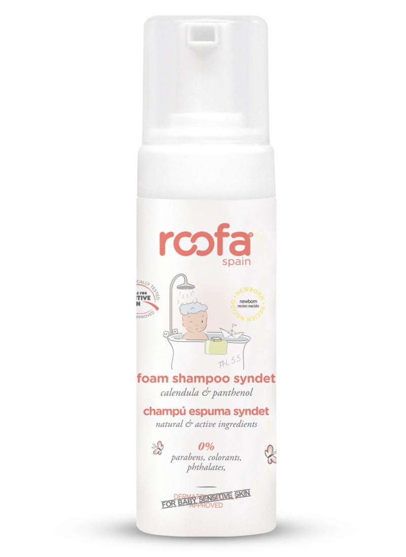 roofa Roofa Syndet Foam Shampoo Calendula & Panthenol 