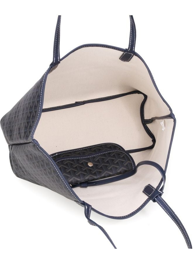 Printed Shopper Tote Grey - Image 4