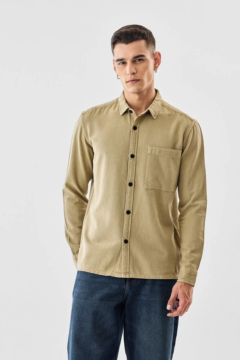 سنيتش قميص قطني % بقصة عادية