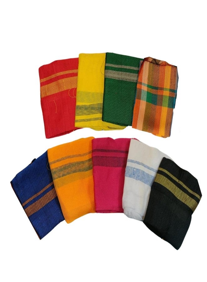 SRI YAGNAA - Navagraha Pooja Set Clothes - for Navagraha Pooja - Navagraha Pooja Cloth (9 Cloth Set) - Image 1