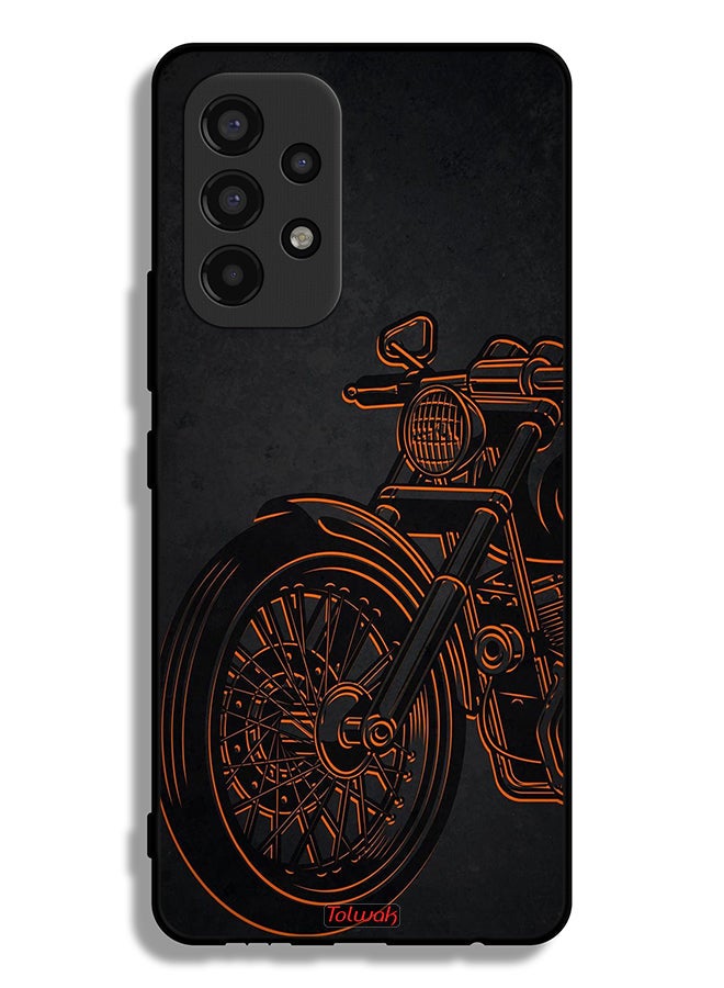 Tolwak Samsung Galaxy A53 5G Protective Case Cover Vintage Bike - Image 1