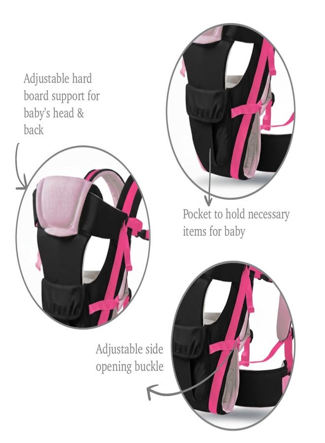 سنابترون حقيبة حمل الأطفال سنابترون للأطفال من عمر 0-3 سنوات - حقيبة حمل مريحة للمواليد الجدد | حقيبة حمل قابلة للتعديل | حقيبة حمل أطفال بأربعة أوضاع حمل | حقيبة حمل أطفال مزودة بدعامة للرأس وحزام أمان وأحزمة بإبزيم للأطفال من عمر 0-24 شهرًا - Image 2