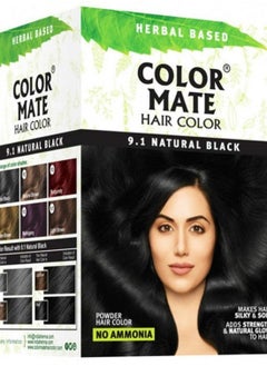 Color Mate No Ammonia Hair Color, 150g (9.1 Natural Black) - pzsku/Z299DF045747551436C3EZ/45/_/1740038059/9def00b6-c3c4-4f1d-ad37-2c33a0bb0a9a