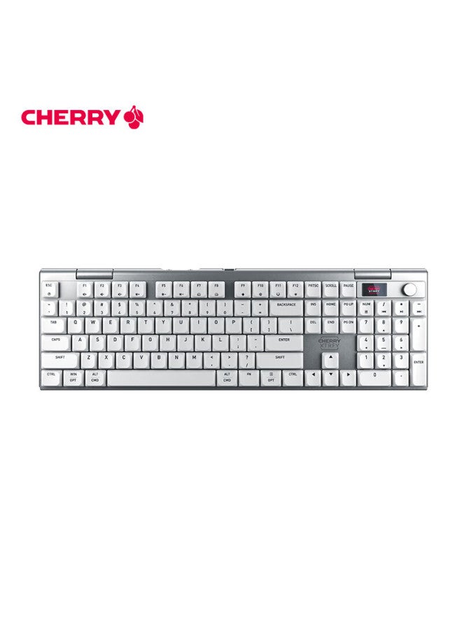 Cherry Mx10.1 Wireless Ultra-thin Tri-mode Low-profile Mechanical Keyboard Bluetooth Rgb Lighting Aluminum Alloy Case Lcd Color Screen Desk Mat Set 1st Store Exclusive Edition - Image 4