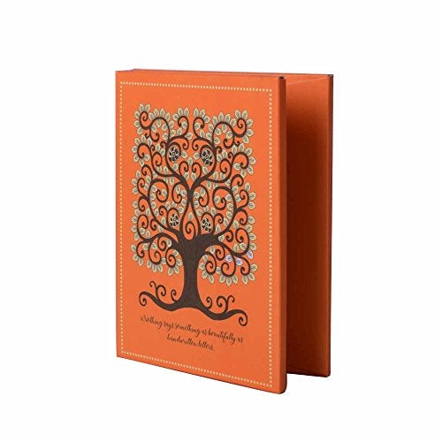 DOODLE Kalamkari Art Notecards – Set of 12 Thank You & Greeting Cards | Indian Folk Art Design | All Occasion Blank Cards - Image 4