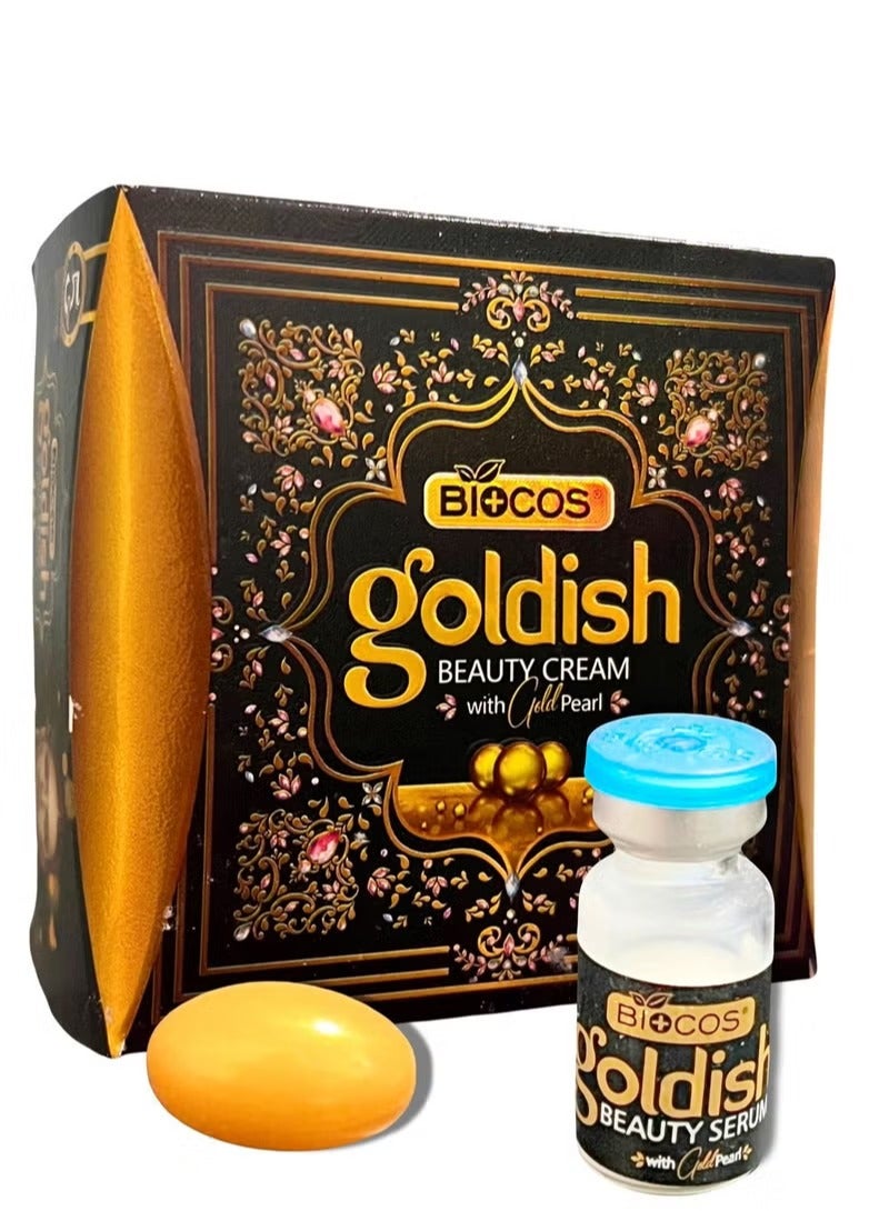 BIOCOS Whitening Beauty Cream With Serum Goldish 4 in 1 - Image 1