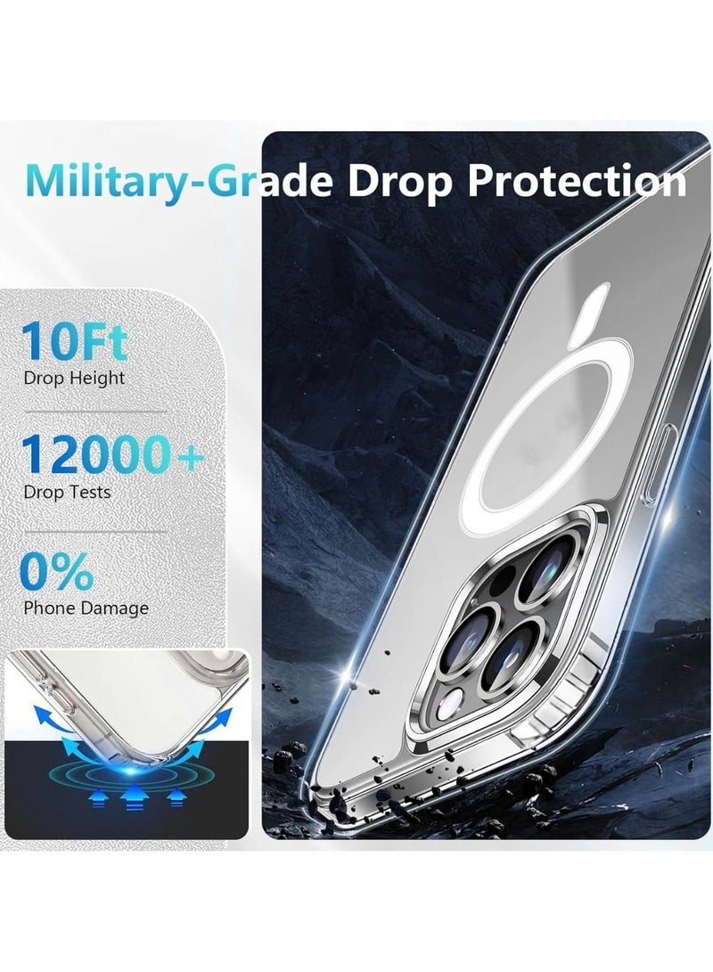 Wireless Charging Case Cover and camera protection For iPhone 16 Pro - Clear  - Image 2