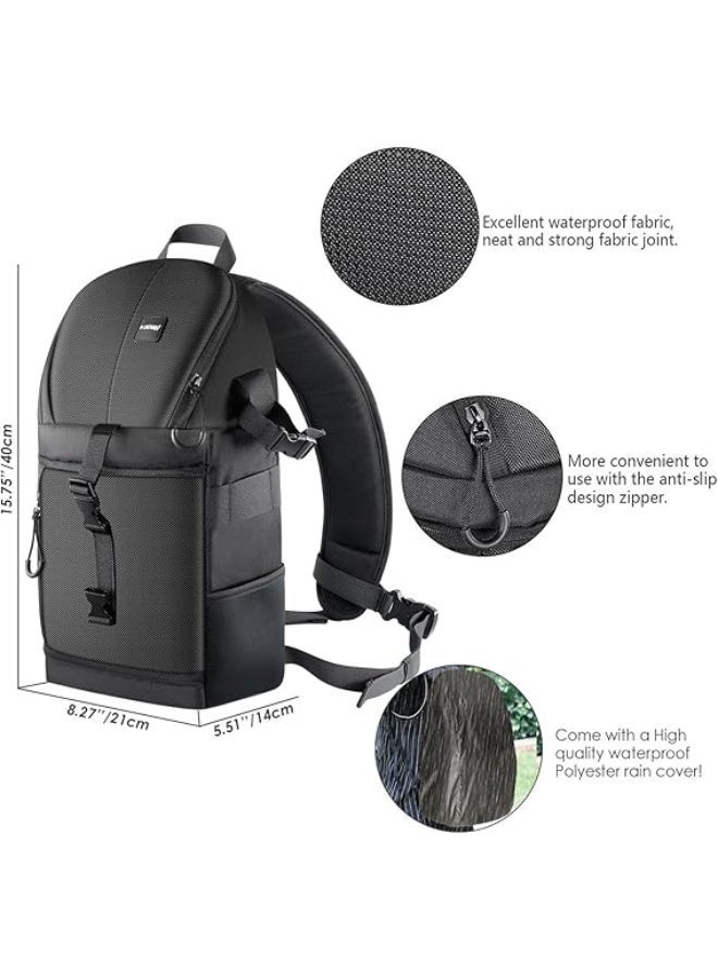 نيوير حقيبة كاميرا احترافية من نيوير على شكل حقيبة ظهر بحلقات تثبيت - Image 3