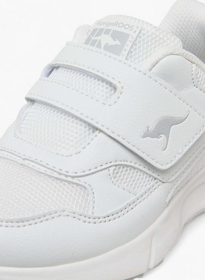 kangaROOS Girls Kids' Panelled School Shoes with Hook and Loop Closure  - Image 4