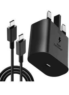 45W USB-C Super Fast PD Charger – Fast Charging for Samsung Galaxy S24, S23, S22, S21, S20 Ultra, S24+, S23+, S22+, A56, A36, A55, A26 – Type-C Power Adapter for Lightning-Fast 50% Charge in 30 Minutes