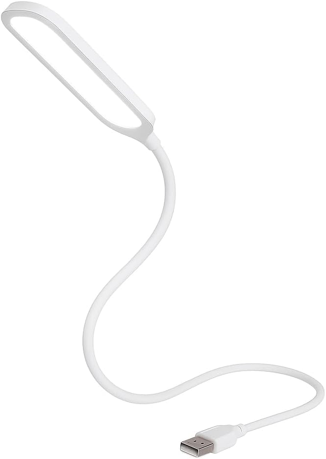 FITTO Portable Flexible USB LED Lamp, Eye Protection Non-Flickering Mini Light for Laptop, Desktop, Power Bank, Night Light, Reading & Studying - Image 1