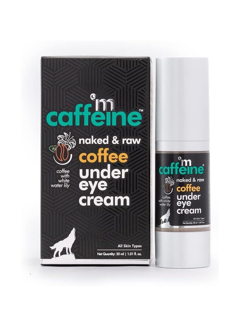 MCaffeine Coffee Under Eye Cream with White Water Lily 30 ml  - Image 1