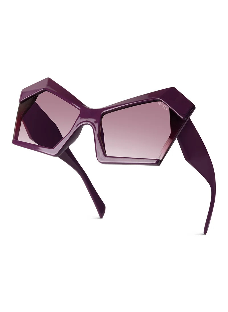 Woggles  Red Pappy Faye Purple Cateye Sunglasses  | Best Price UAE