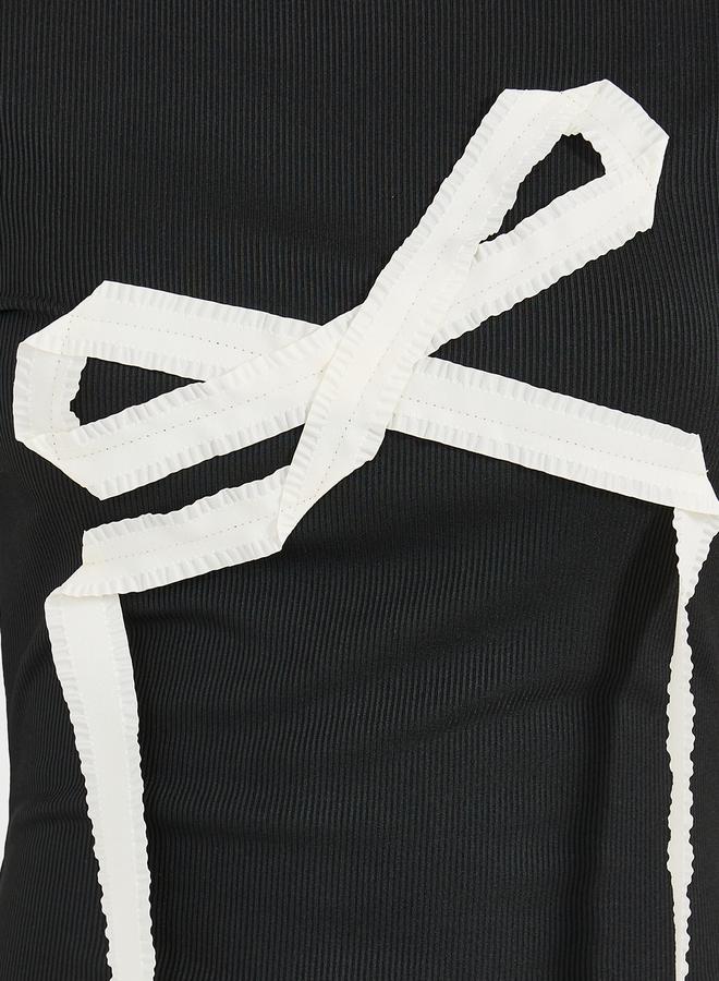 Styli Ribbed Mockneck Dress - Image 3