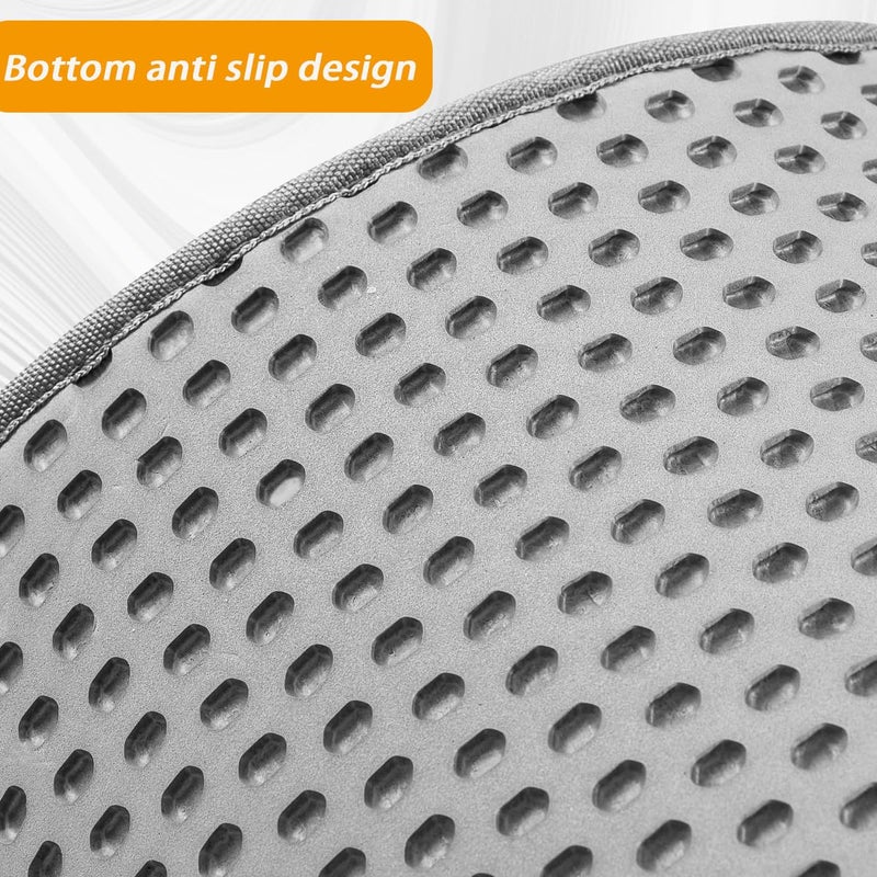 FURLINGDA Large Cat Litter Mat, 46x28 Inches Extra Large Double Layer Honeycomb Cat Litter Trapping Mat, Non Slip Waterproof Urine Proof Mat, Scratch Resistant Durable Litter Rug - Image 5