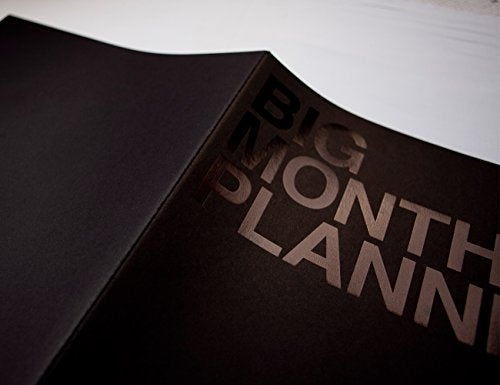 JSTORY Big Monthly Planner Stitch Bound Lays Flat Huge Undated Year Round Flexible Cover Goal/Time Organizer Thick Paper Eco Friendly Customizable A3 16 Months 18 Sheets Ver B - Image 5