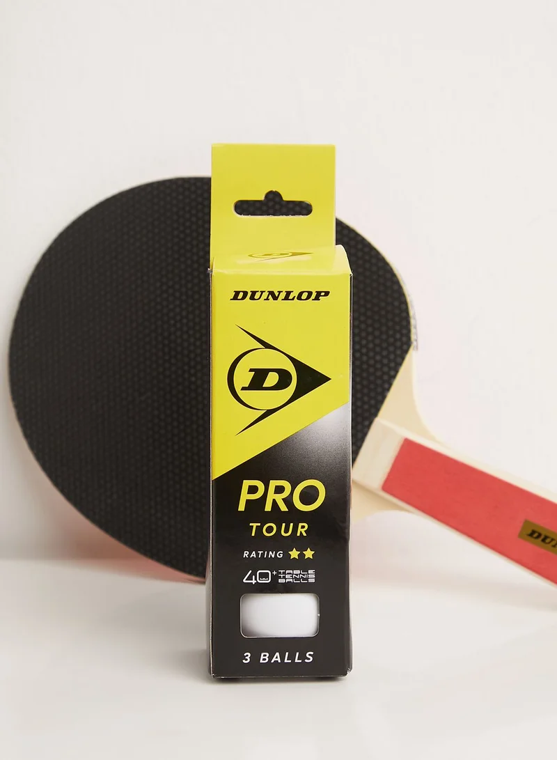 DUNLOP Dlop 40 Pro Tour Table Tennis Ball, 3 Ball Box