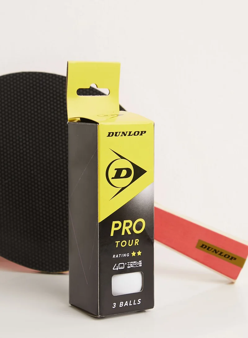 DUNLOP Dlop 40 Pro Tour Table Tennis Ball, 3 Ball Box