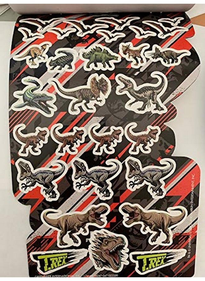 Jurassic - World Sticker Collection Includes Over 150 Stickers 4 Sheets - Image 1