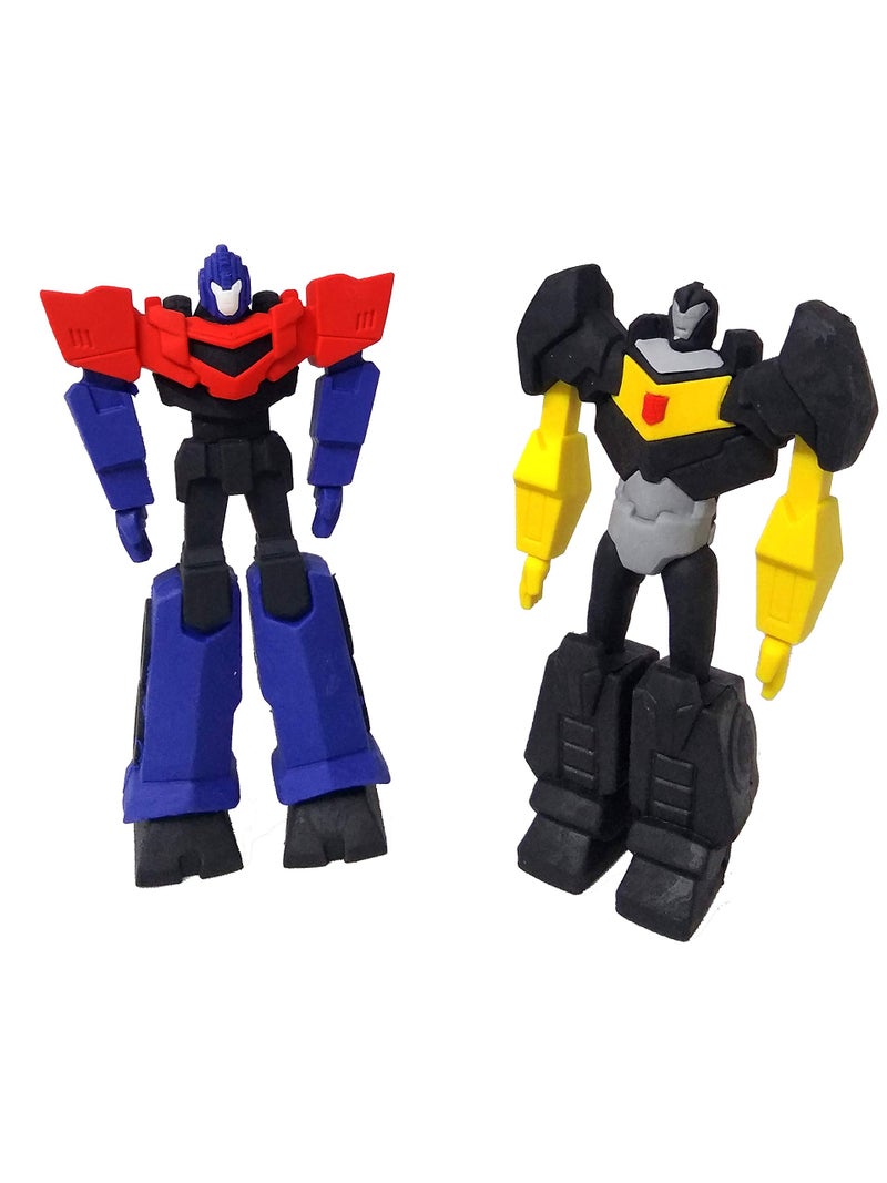 SHREE TECHNESH® Robot Shape Erasers Set|Jumbo Erasers Pack of 2 |Eraser Set for Kids - Image 3