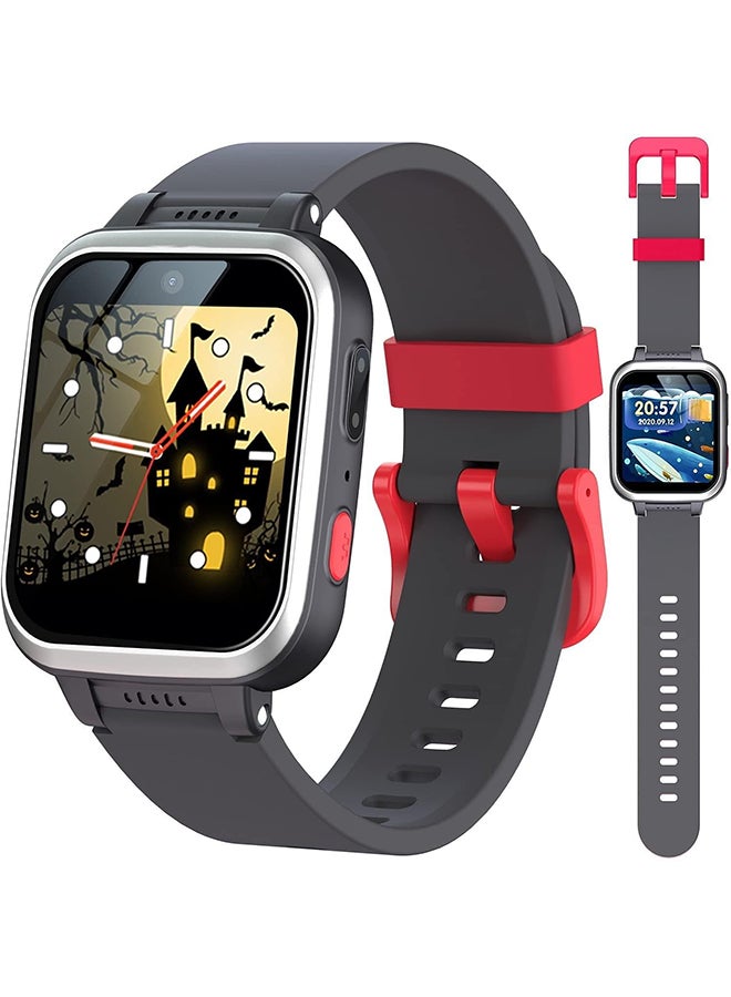 Kids Smart Watch,Ip68 Waterproof Material,Fitness Tracker with Heart Rate Sleep Monitor,Alarm Clock,Pedometer for 5-12 Years Old(Black)  - Image 1