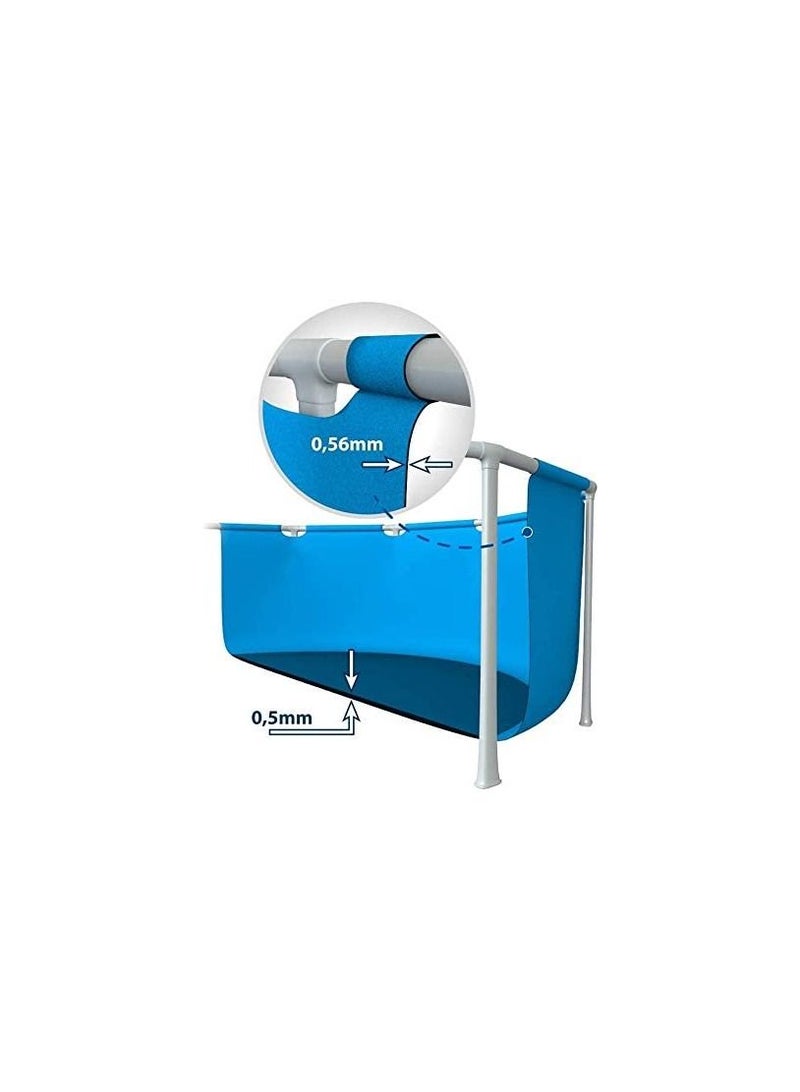 INTEX Superior Strength And Longer Durability Sturdy Frame Swimming Pool For Kids 300x200x75cm - Image 3