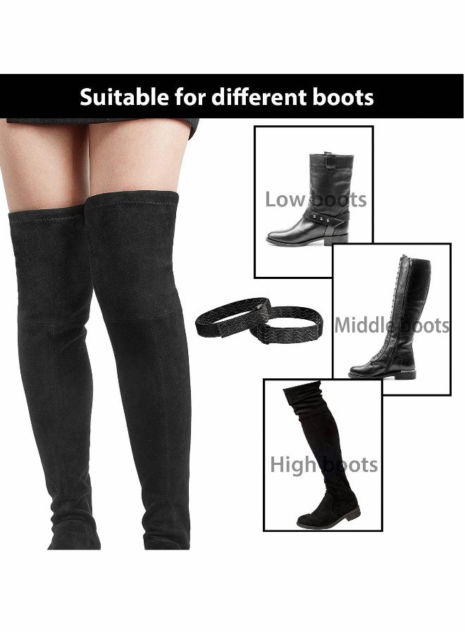 Knee Boots Straps TERRIFI Adjustable Elastic Boots Straps with Hook and Loop Tape for Knee high Boots Velcro 6 Pieces - Image 5