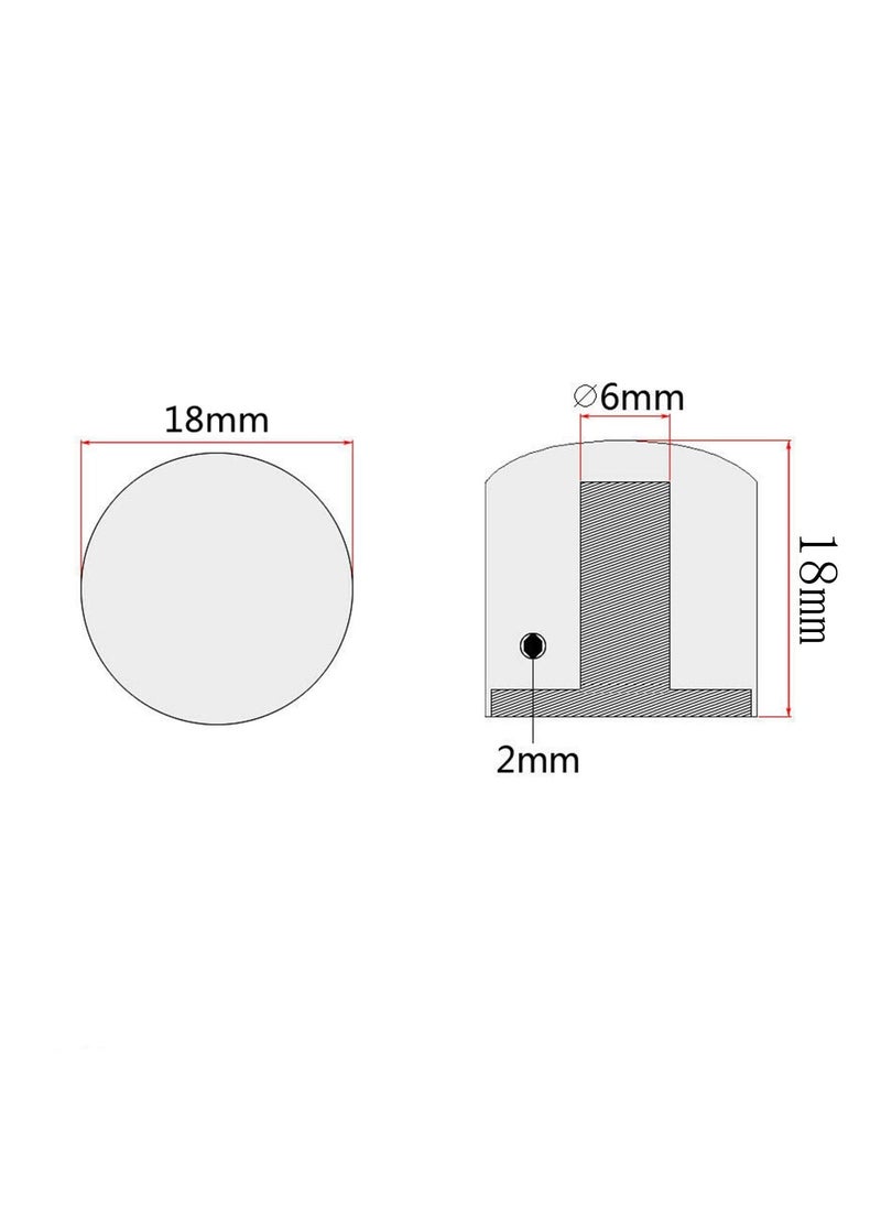 null - 4Pcs Metal Guitar Knobs Volume Tone Control Knobs Dome Knobs with with Allen Keys Screws for Fender Telecaster Gibson Les Paul Electric Guitar Bass (Black) - Image 1