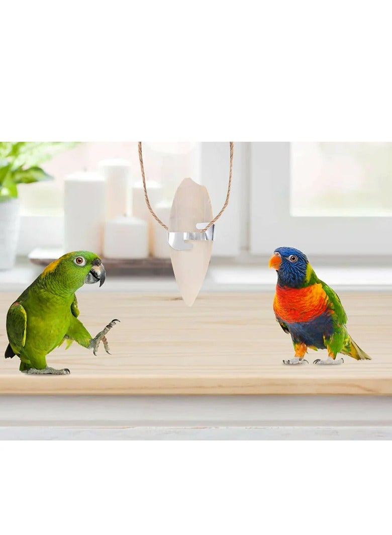 Natural Calcium Rich Cuttlefish Bone for Birds 2 Pieces