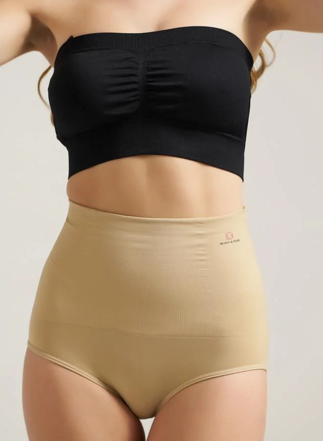 مونس آند مارس MUNNS AND MARS Seamless High Rise Shapewear Brief