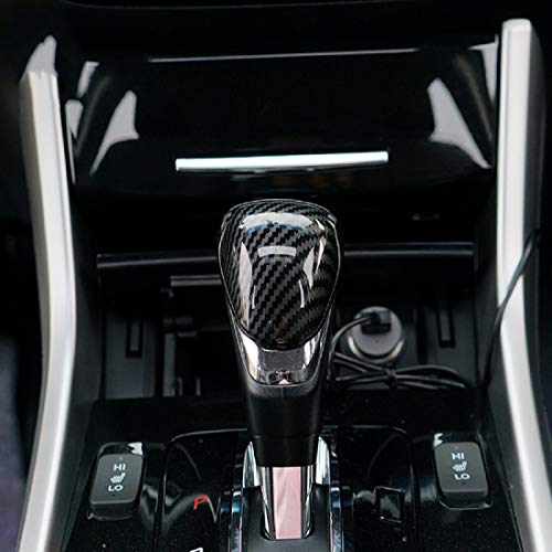 ruihe Carbon Fiber Color Interior Gear Shift Knob Decorator Cover Fit for Honda Accord 2013 2014 2015 2016 2017 - Image 4