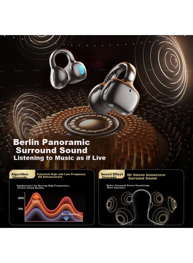 Viken New Berlin Sound Ai Bone Conduction Bluetooth Ear Clip Wireless Open Sport Running Long Battery Life Non-in-ear Ear Hook - Image 1